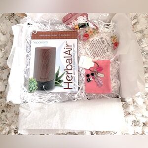 HerbalAir Sparoom Woodgrain Diffuser NEW